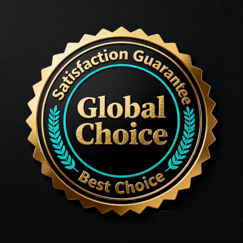 GlobalChoice_800x800 Global Choice Satisfaction Guarantee seal