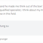 testimonial spranger